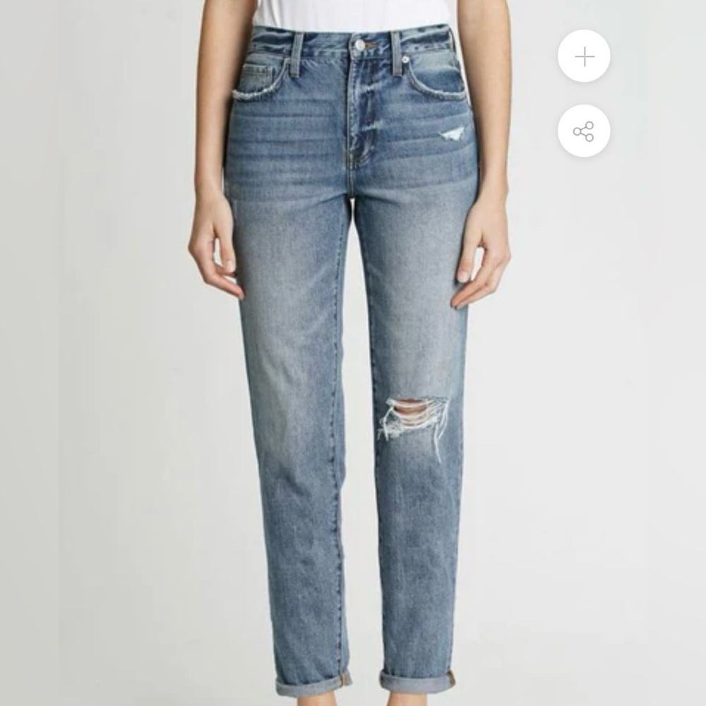 Presley: High Rise Relaxed Roller - minimally worn